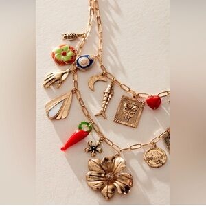 Free People Flower Power Maximillion Charm Necklace. NWT!!!
